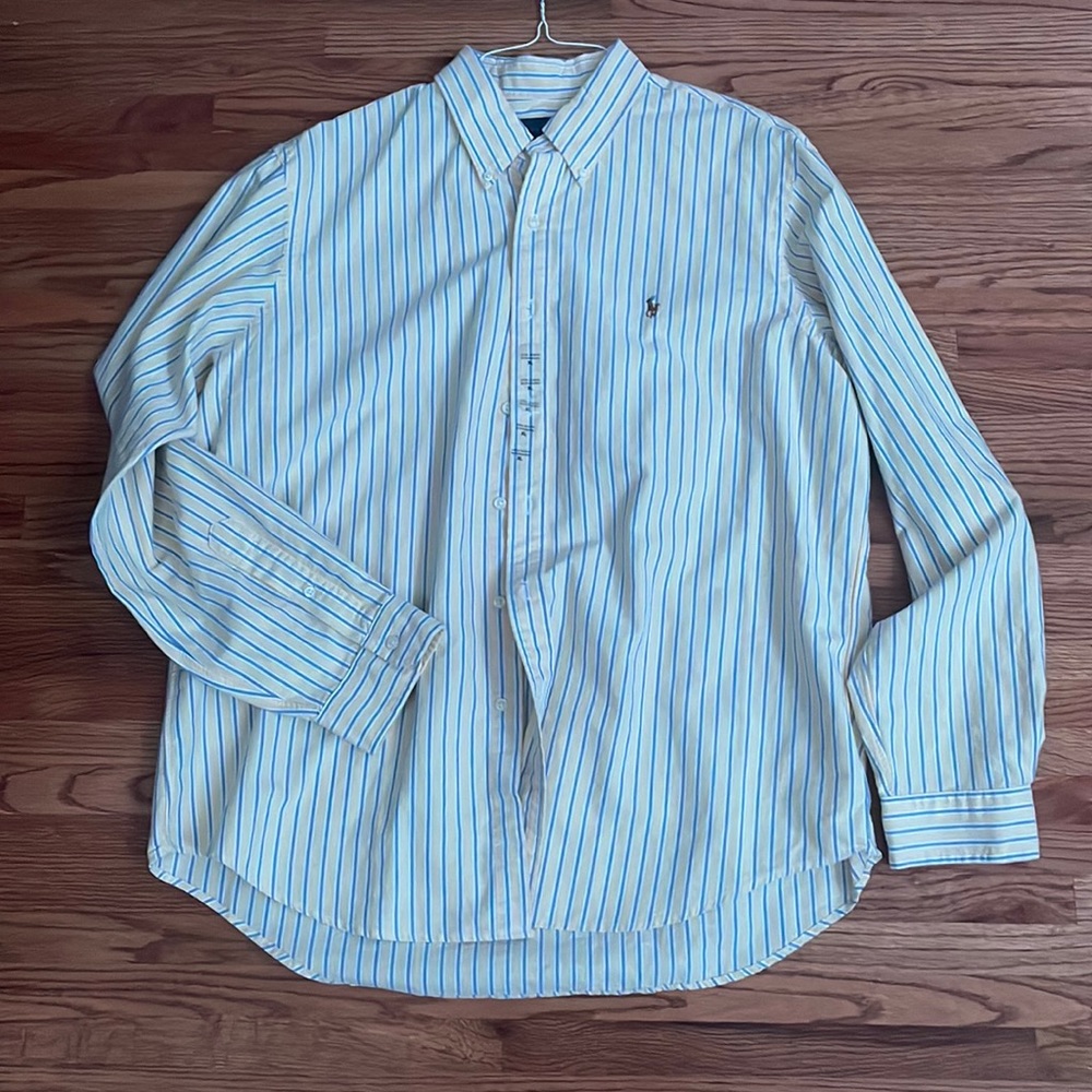 Vintage look Ralph Lauren long sleeve button down